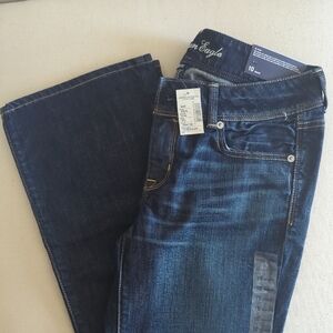 American Eagle Outfitters Blue Straight Leg Jeans